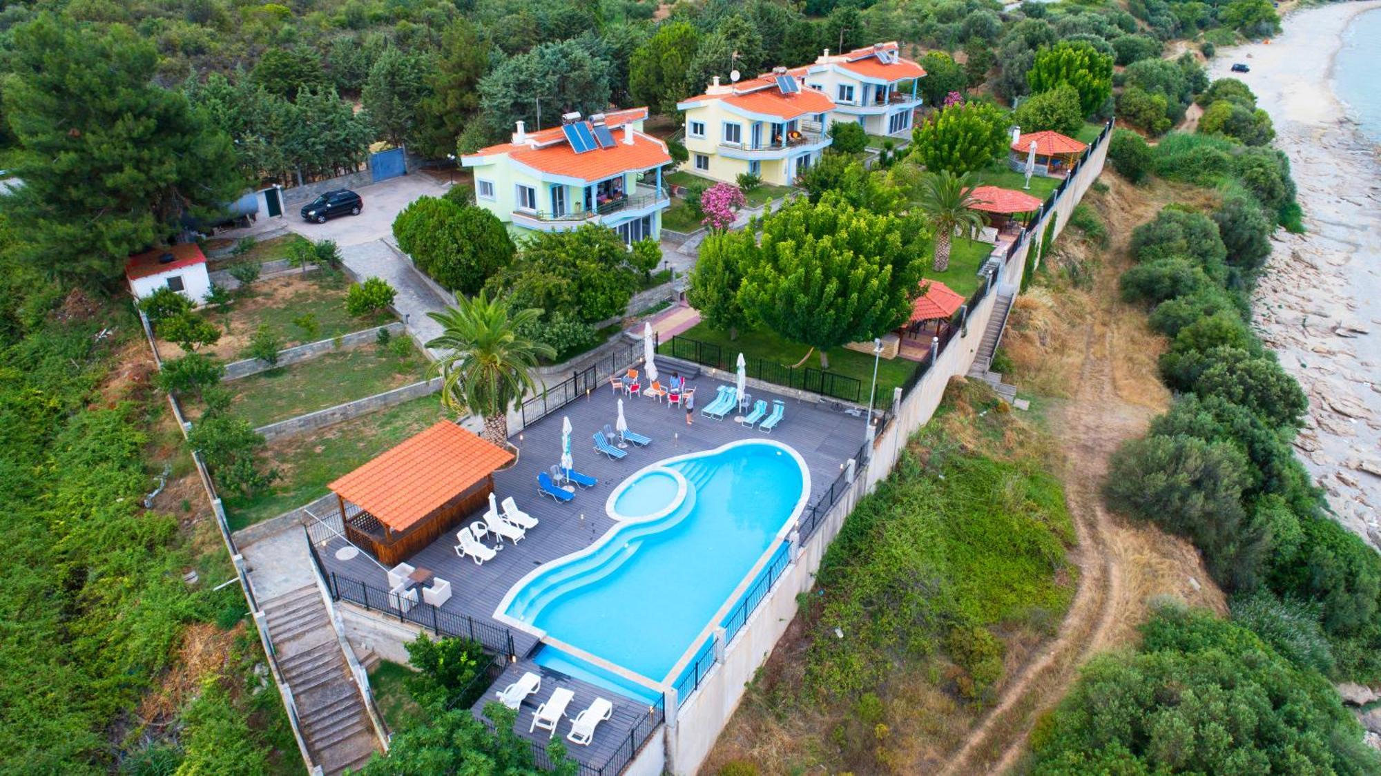 Secret Paradise Villas Loutra Elevtheron Værelse billede